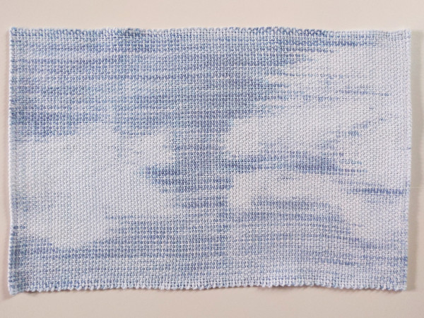 Cloud dyed placemats #6 by Savannah Jubic