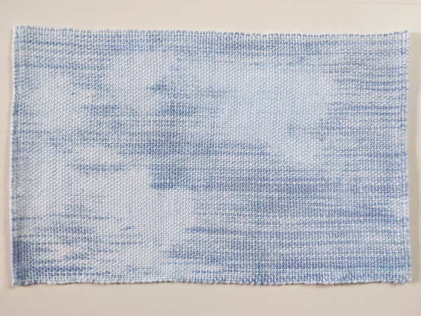 Cloud dyed placemats #8 by Savannah Jubic