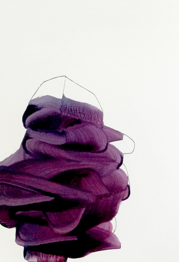 Untitled (purple stack)