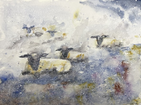 Winter Lambs by David G. Hyatt
