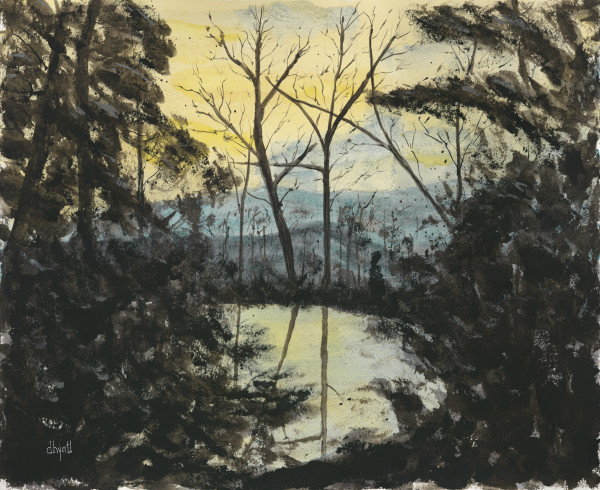 Winter's Pond by David G. Hyatt