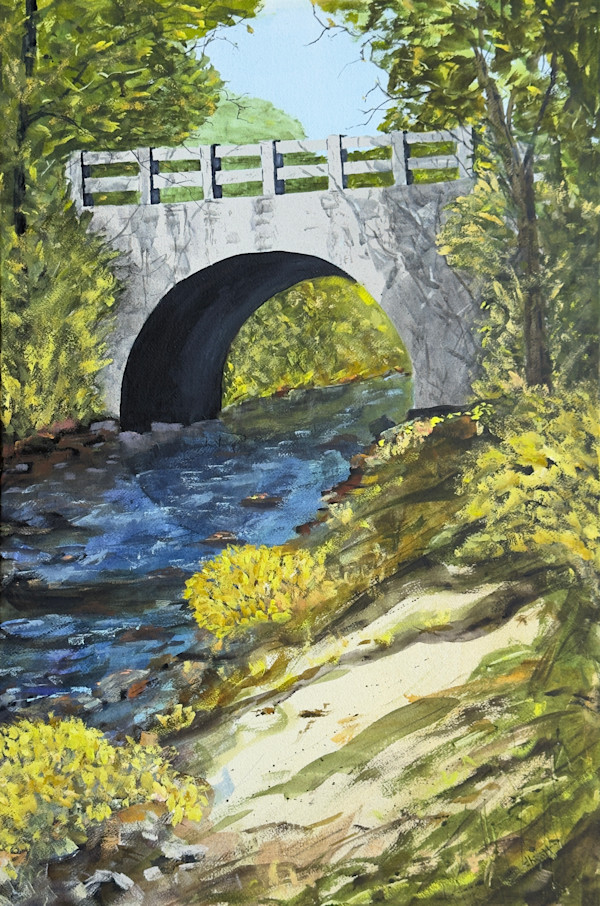 Bridge Over Gulpha Creek by David G. Hyatt