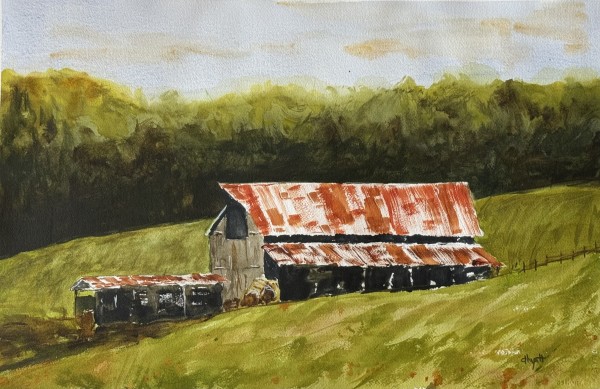 Working Farm In Bedford County, Va by David G. Hyatt