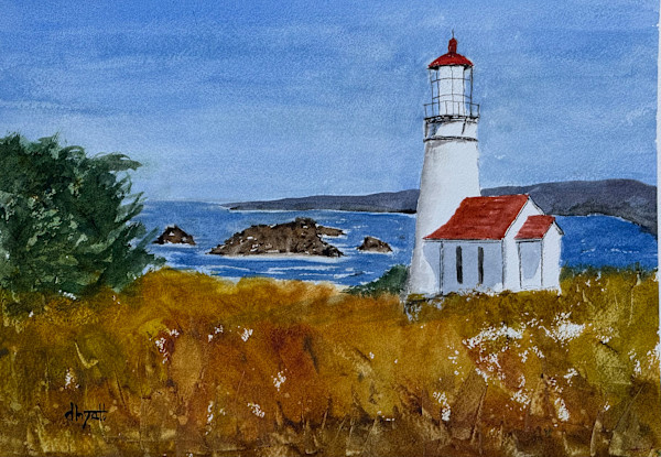 Port Blanco Lighthouse by David G. Hyatt