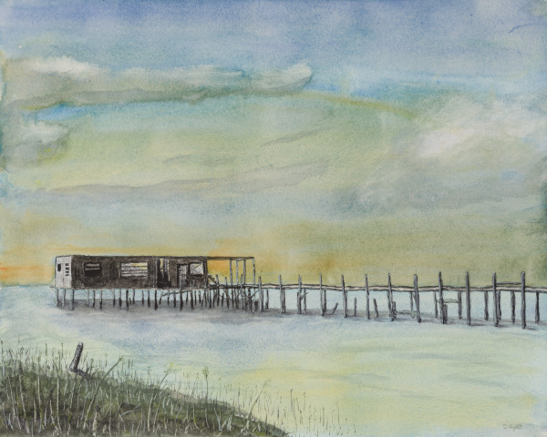 Pier at Fairhope by David G. Hyatt