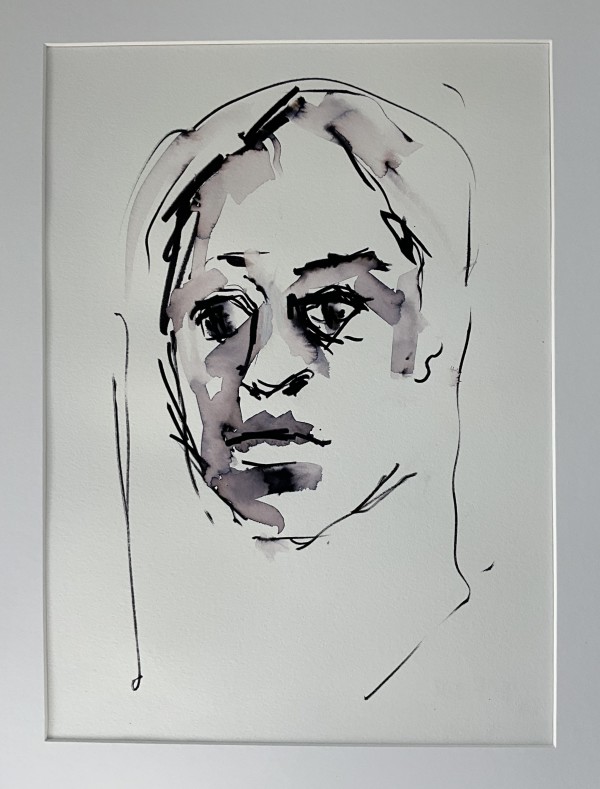 Portrait Sketch by Andrea Kostyal