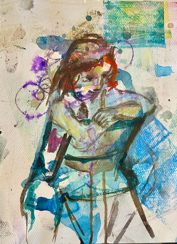 Sitting backwards by Andrea Kostyal