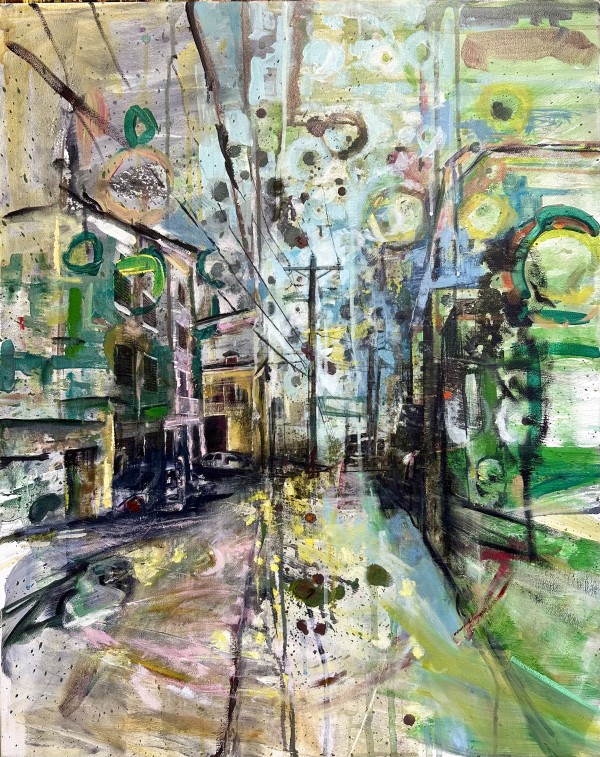 Green Alley by Andrea Kostyal