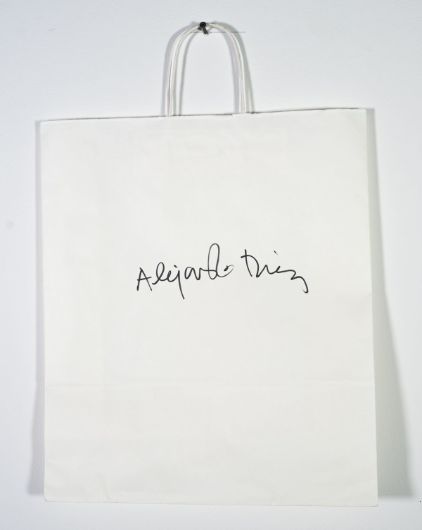 (Signed paper bag) by Alejandro Diaz, Image 1.