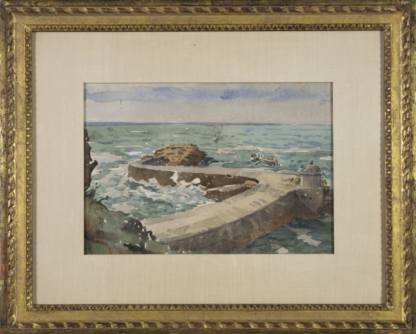 Coastal Seascape by Edward Darley Boit, Image 1.