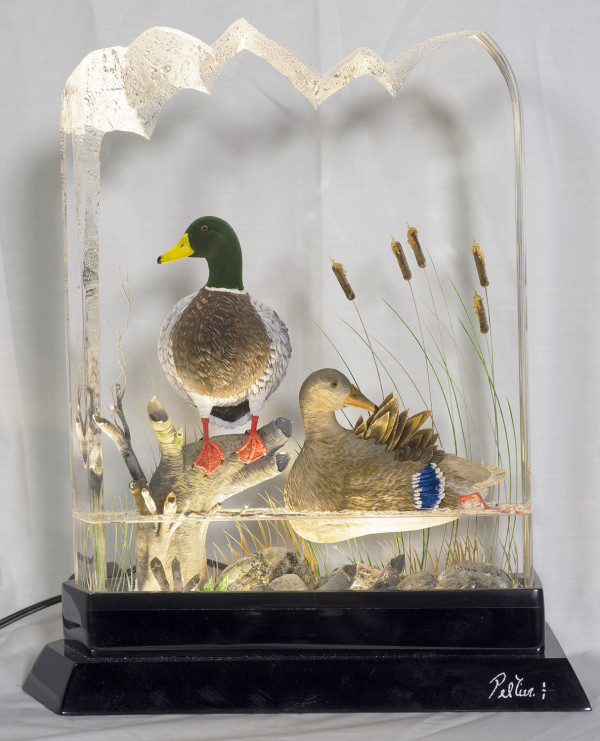 Pair of Mallards by Gilles Peltier, Image 2.