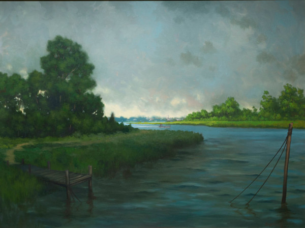 Dock and Sunken Boat by Harley Bartlett, Image 1.