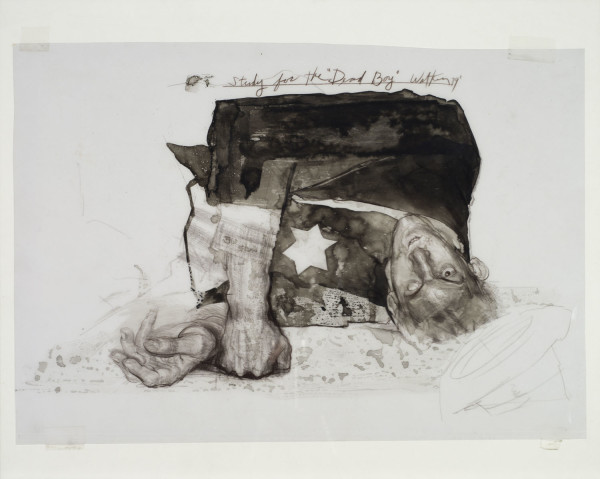 Study for Dead Boy by Jerome Witkin, Image 1.