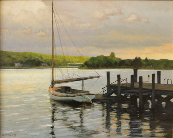 Dock and Sailboat by Harley Bartlett, Image 1.