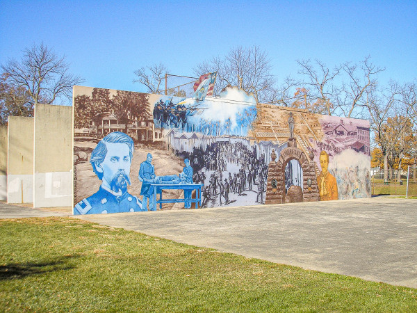 Camp Chase Mural by Curtis Goldstein