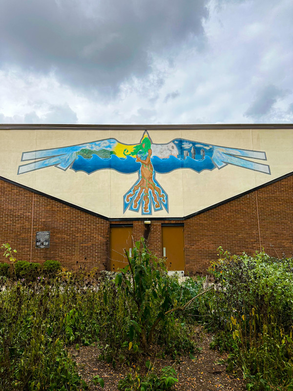 Tuttle Park Eagle Mural