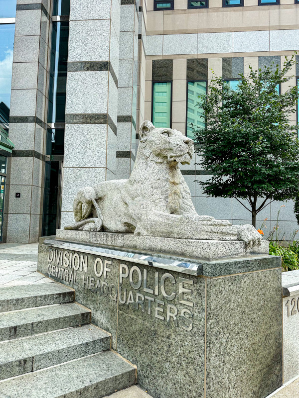 Police Lions by Unknown