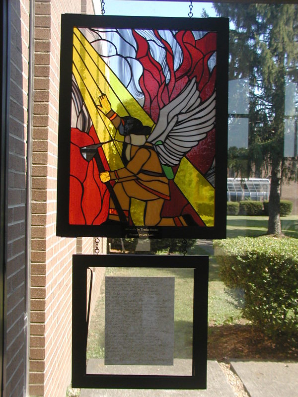 Stained Glass Firefighter/Angel