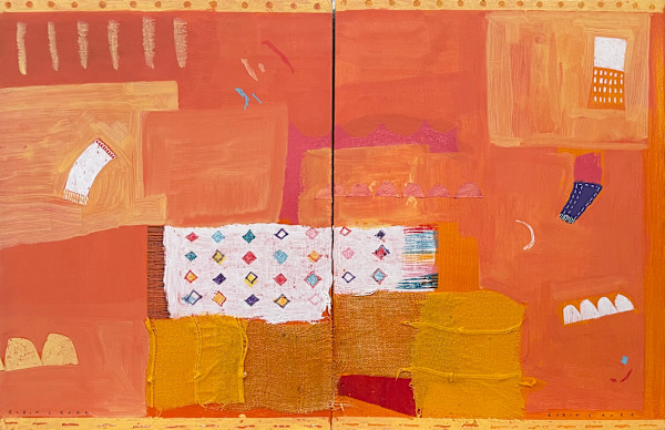 The Wind Blew them Crazy Diptych by Robin Kerr, Image 1.