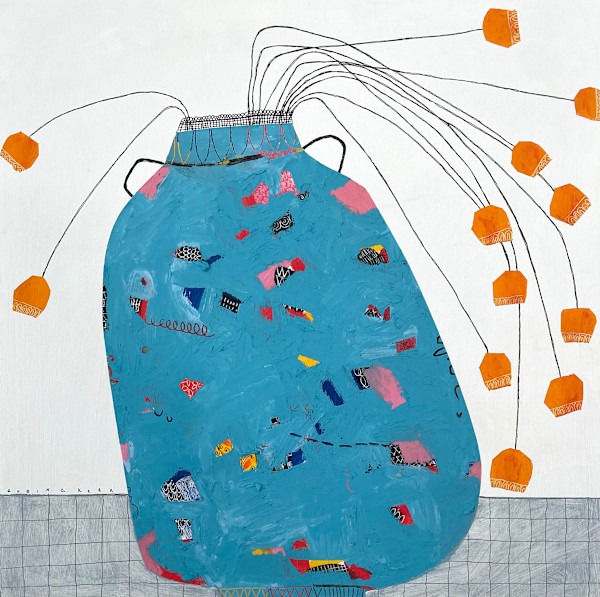 Poppies and Pearls by Robin Kerr, Image 1.