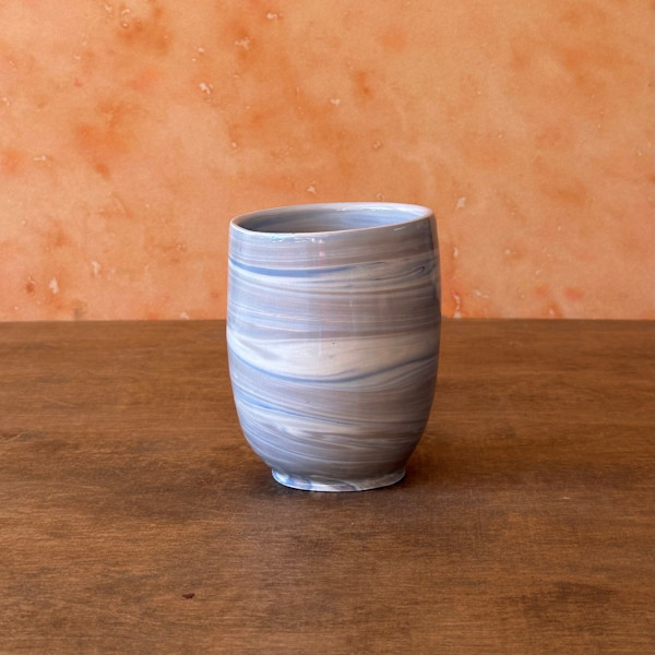 Tumbler: Gray Neriage by Deb Kaller