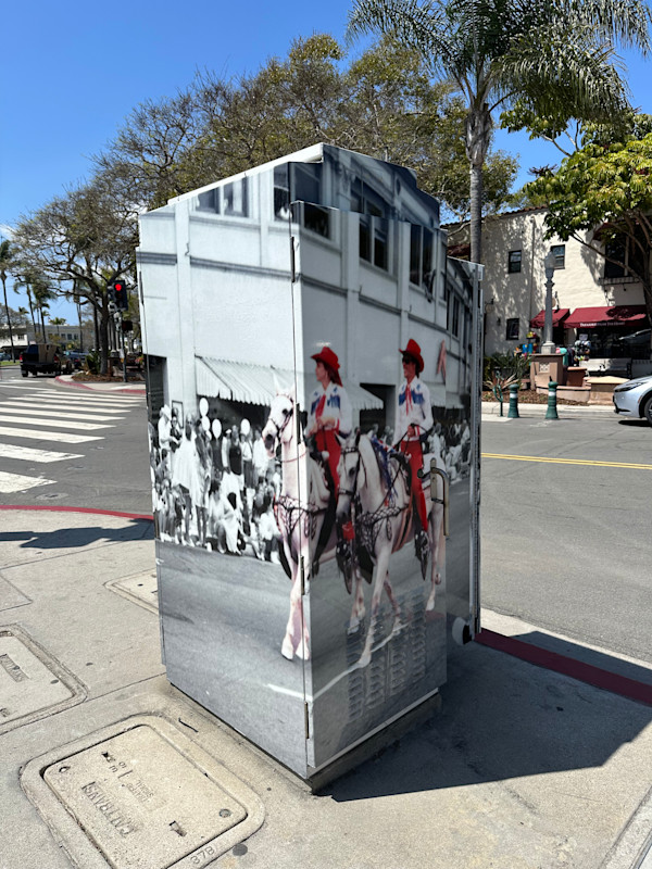 Art Outside the Box Take 2: Adella and Orange Avenue by Jasmine Lo, Jocain Howard