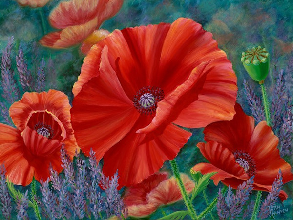 Poppies by Joan Hansen