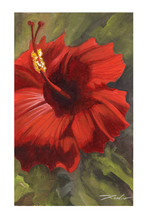 Red Flower by Edward Roeder