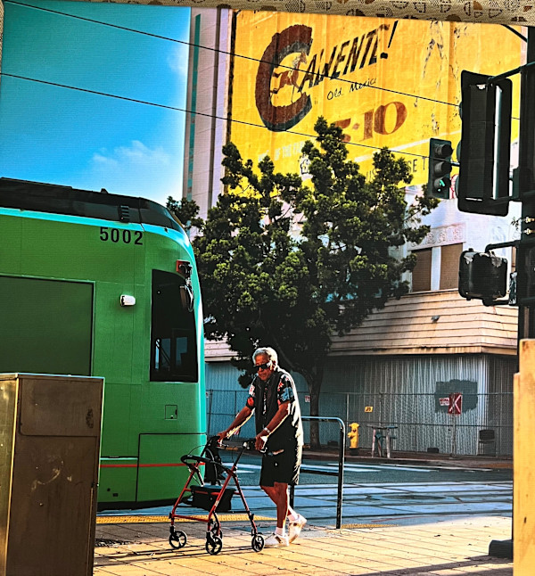 Trolley Stop by Chris Bernard