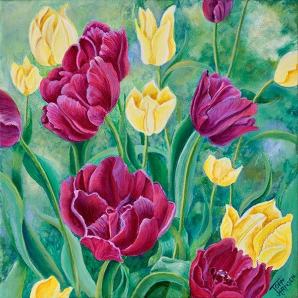Tulip Blossoms by Joan Hansen, Image 1.
