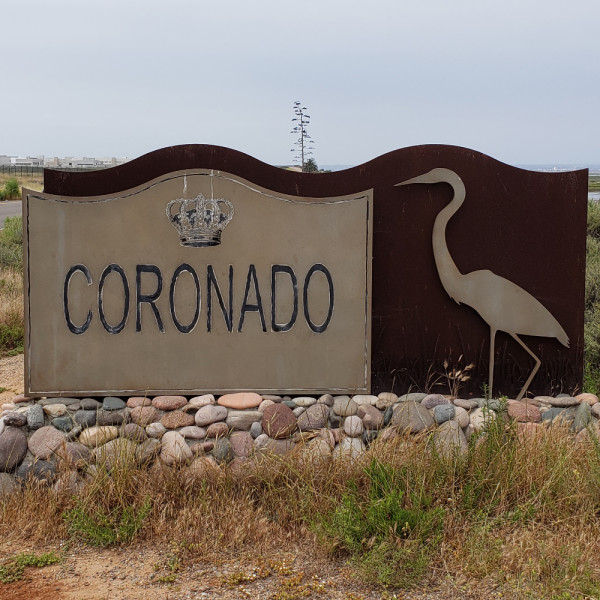 Coronado Welcome Sign - South by Schmidt Design Group, Inc.