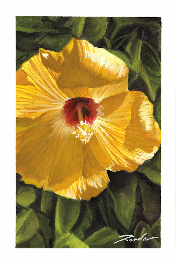 Yellow Flower by Edward Roeder