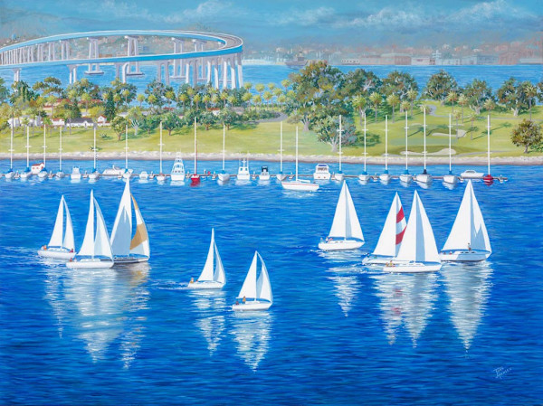 Coronado Regatta by Joan Hansen