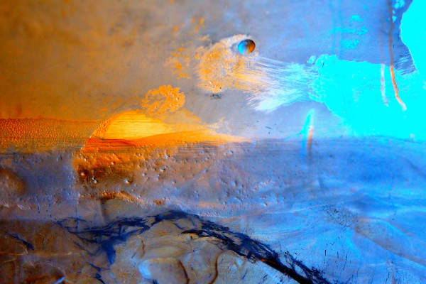 Blue Sail, Sunset by Priscilla Dale Jones