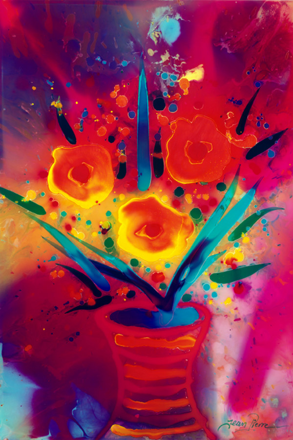 Red Vase by Jean Pierre Marques