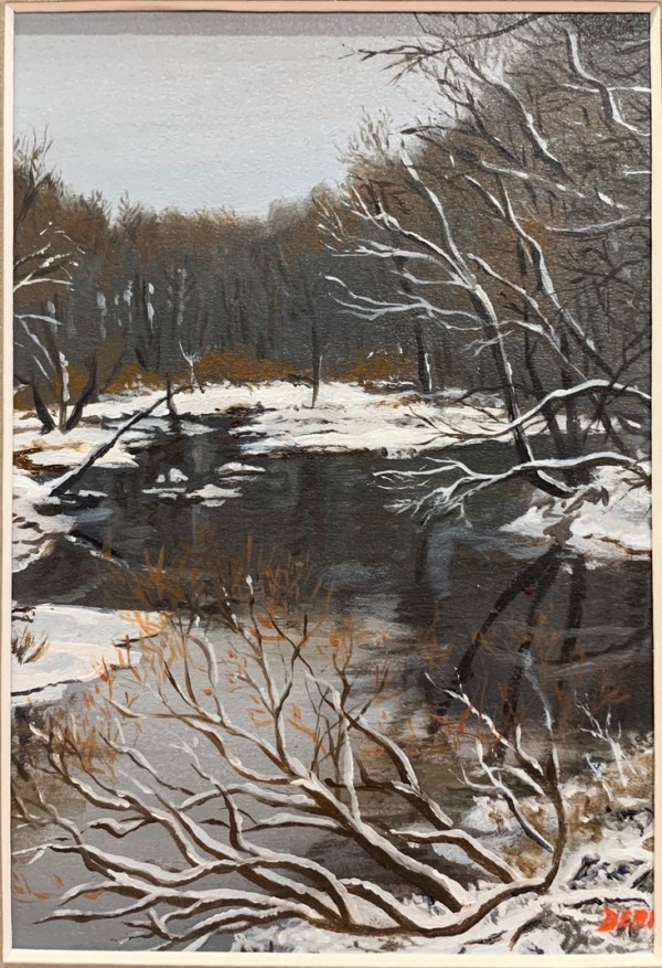 Little River Winter by Debi Davis