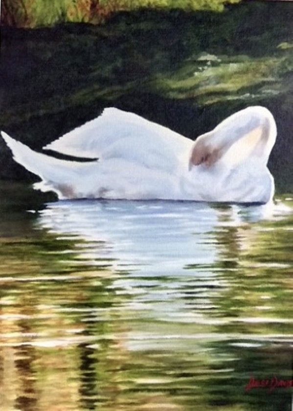 Swan #4 by Debi Davis