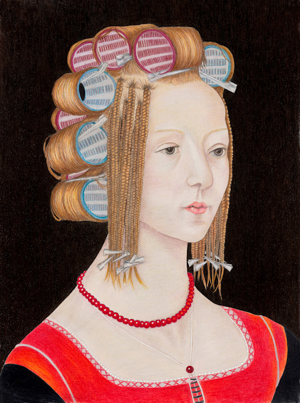 Velcro Roller Set: Three-Ply-Braids, and Alligator Clips by Amanda Jane Graham, Image 1.