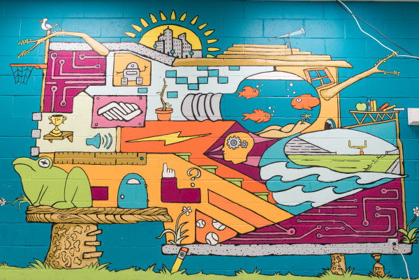 CityServe Mural by Clay Wooten
