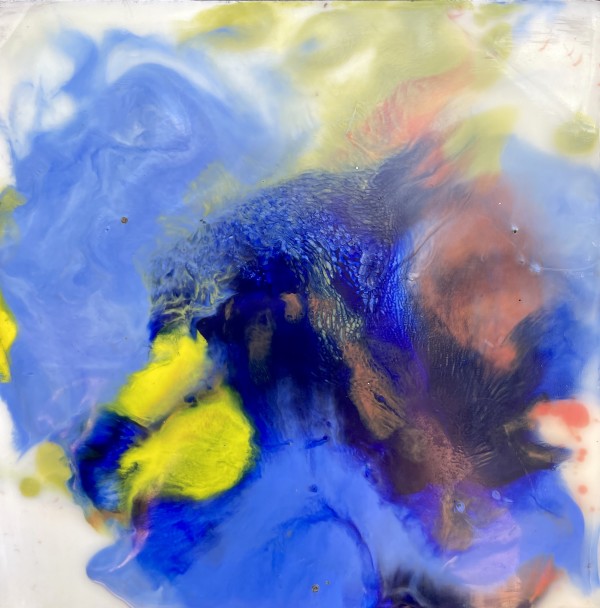 Blue Marbling #1
