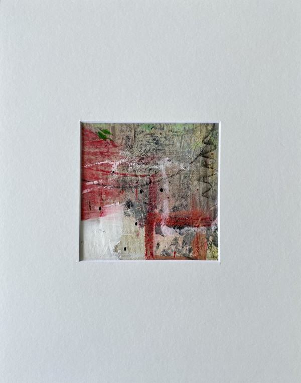 Green, Red Matted #1 by Lisa Sweo Eul