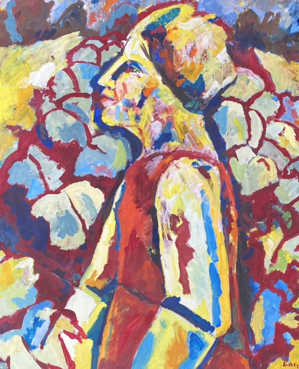 Dagmar, Casein (undated) by Lar Landa
