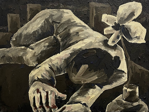 Reclining Woman #78 by Lar Landa