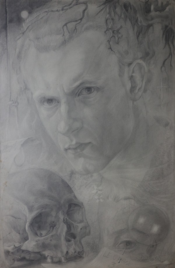 Self portrait by Albertus Gerardus Knupker