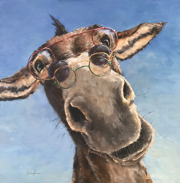 Donkey Spectacles by Susan F. Schafer Studio