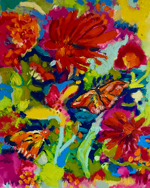 Butterflies Floral Symphonies by Angela Meijer