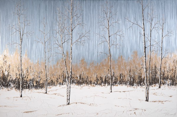 Aspens in the Snow #12 by Tara Novak