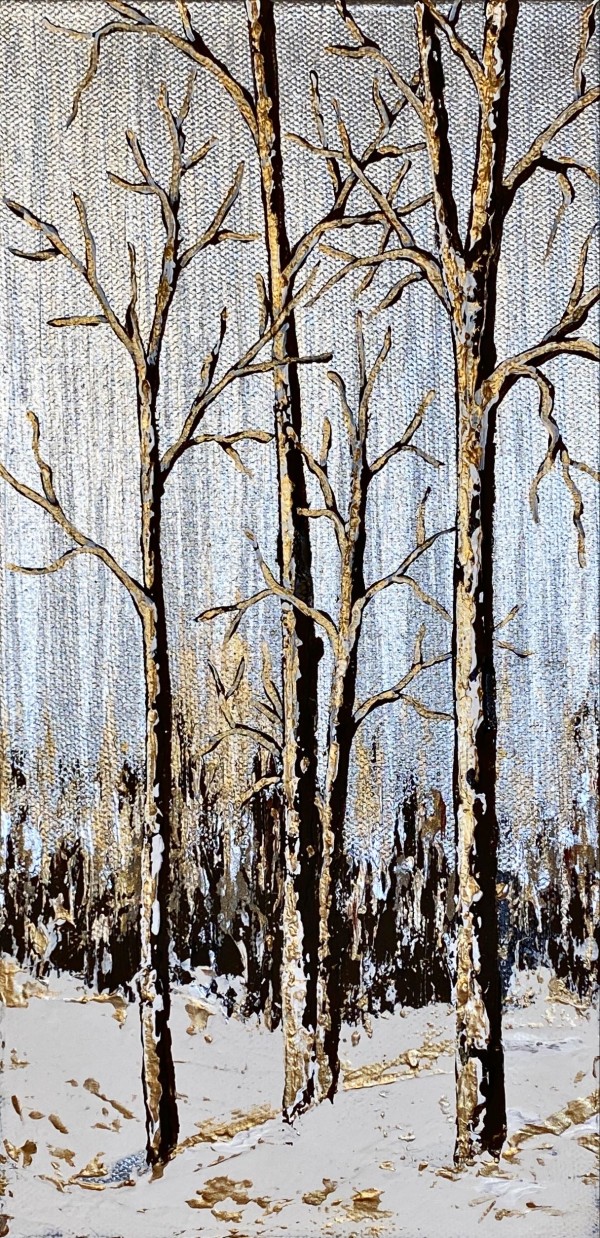 Silver Skies - Aspens in the Snow 41