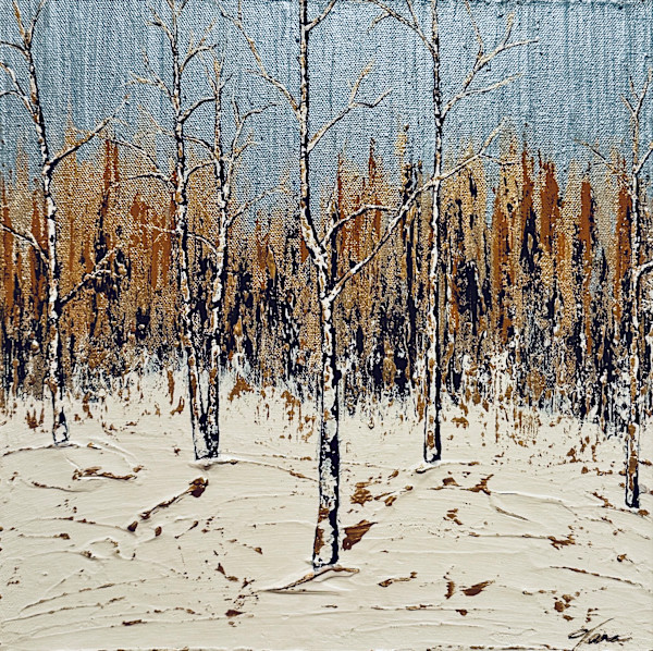 Aspens in the Snow, #2 by Tara Novak Fine Art - Custom Creations Inc., Image 1.