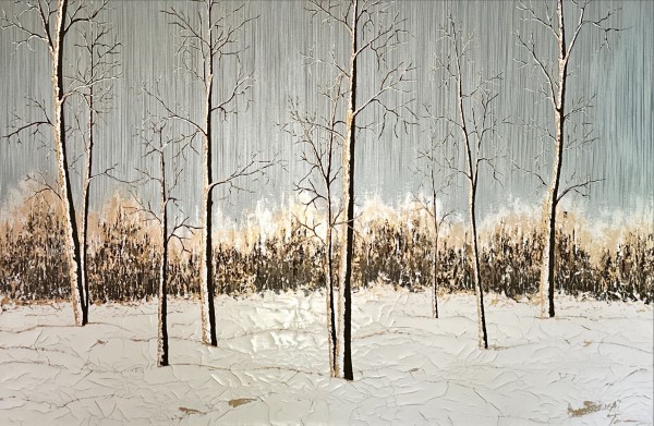 Aspens in the Snow 23 by Tara Novak